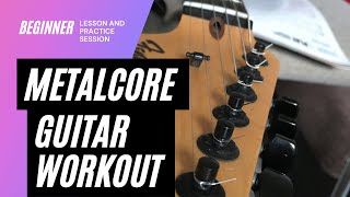 Beginners Metalcore Guitar Practice and Lesson | Jimmy's Guitar Gym screenshot 5