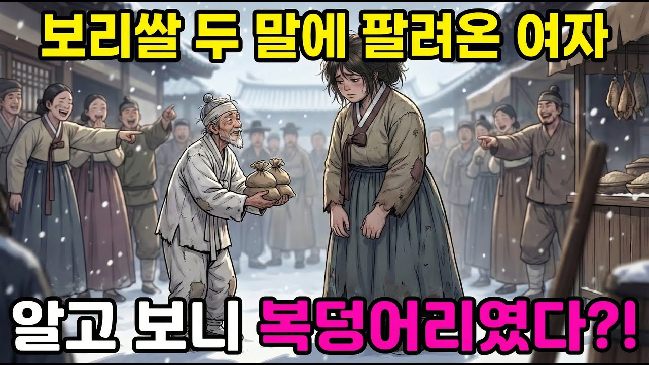 보리쌀 두 말에 팔려와 구박받던 벙어리 식모, 썩은 쌀로 임금님을 오열하게 만든 그녀의 정체는? 야담 l 옛날이야기 l 오디오북 l 수면동화 l 전설 l 민담