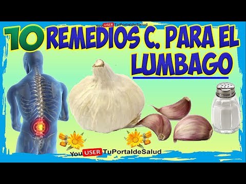 LUMBALGIA 10 Remedios Caseros Para el Lumbago - YouTube