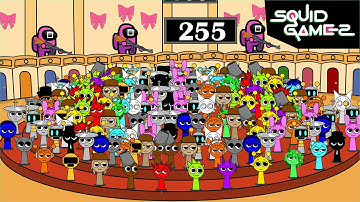 Incredibox Sprunki Mingle Game 255 PLAYERS - Squid Game 2 Animation