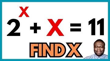 New Zealand | Can You Solve This? | 2^X + X = 11 | Find X | Lambert W function