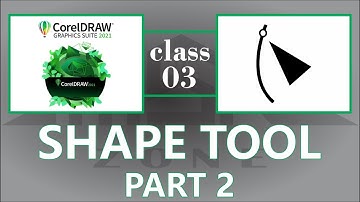 Shape Tool Part 2,Class # 03 | CorelDraw 2021 Complete Course for Beginners Urdu / Hindi