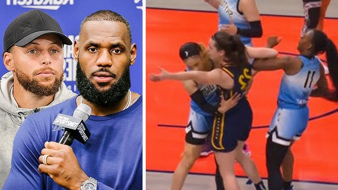 LeBron James & Stephen Curry REACT To Caitlin Clark Getting Bullied… -  YouTube