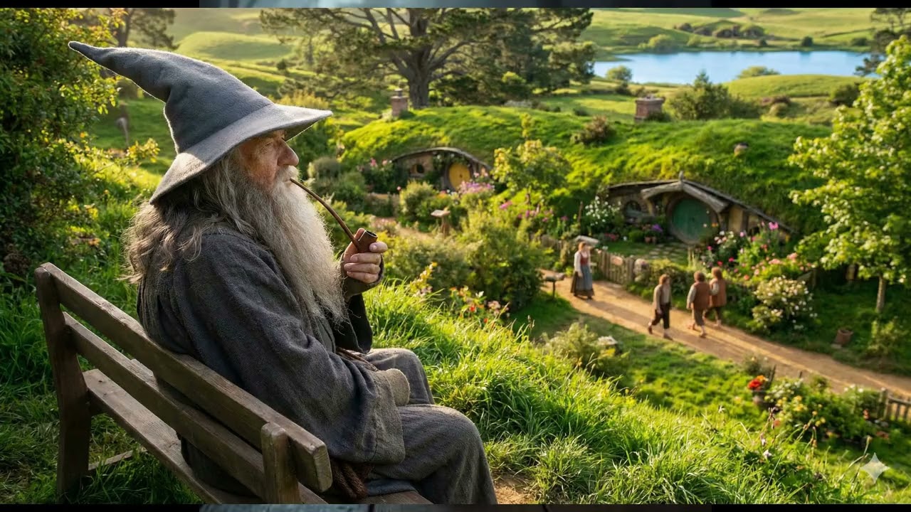 Morning Mood in The Shire of Tolkien Lord of the Rings Music Feeling