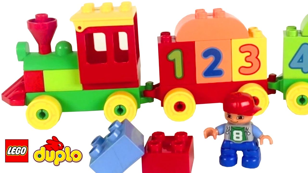 Duplo Trein Met Nummers Van 0 9 Lego Speelgoed Filmpje Voor Kleuters Youtube