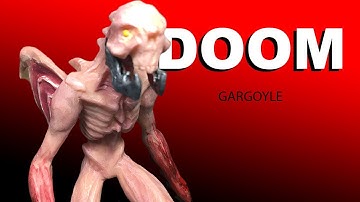 Making a Gargoyle from DOOM Eternal, Polymer clay.