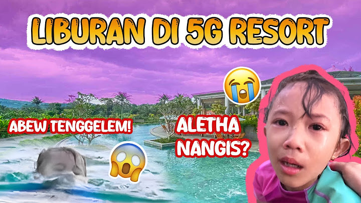 ABEW MINUM AIR KOLAM | LIBURAN SEKOLAH AKHIR TAHUN 2023 DI 5G RESORT