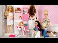 Barbie Doll Family New House Morning Routine