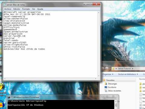 Tutorial bukkit - 001 - Configurando server.properties 2/2