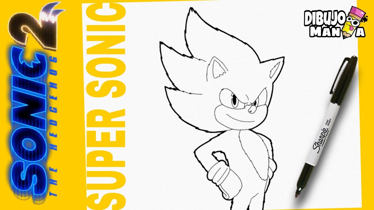 Top 88+ imagen dibujos de super sonic