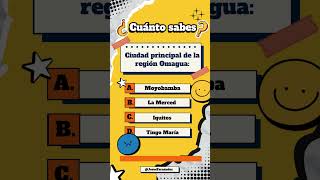 REGIONES NATURALES DEL PERÚ #quizgeografía