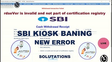 rdseVer is invalid and not part of certification registry.... Marpho RD Service ERROR and solution..