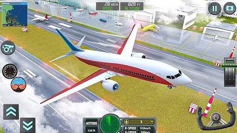Airplane Flight Pilot Simulator 3D - New Character Unlocked Fly Plane Pilot 2022 - Android Gameplay