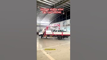 Lên mẫu xe tải cẩu 5 tấn Hyundai Mighty W11xl gắn cẩu Unic 3 tấn 4 khúc #euro5 #xetaihyundai #xetai