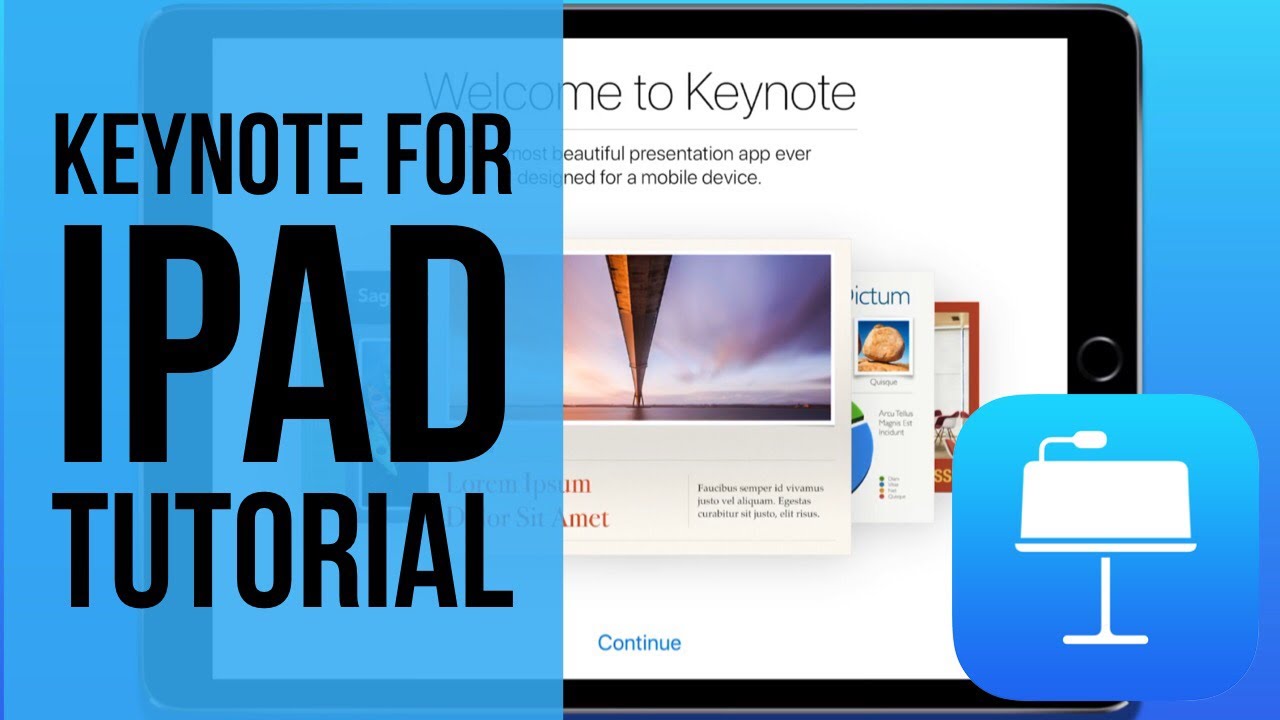 how to create keynote presentation on ipad