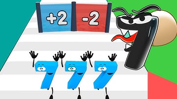 Number Run 3D: Merge 