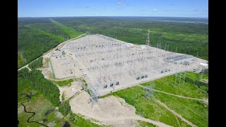 Poste à 735-315 kV dans la région du Saguenay–Lac-Saint-Jean