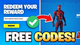 How To Get FREE SPIDERMAN ZERO WAR SKIN CODES! (Fortnite)