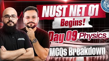 NUST NET 01 30th November Physics Solutions | NUST 30th Nov Physics  Questions | NET 01 Physics