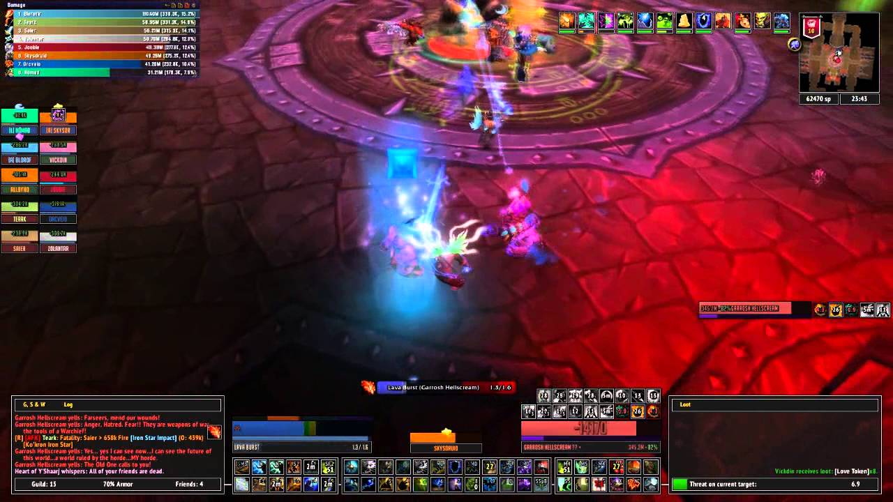 Garrosh 10N Shaman Elemental PoV