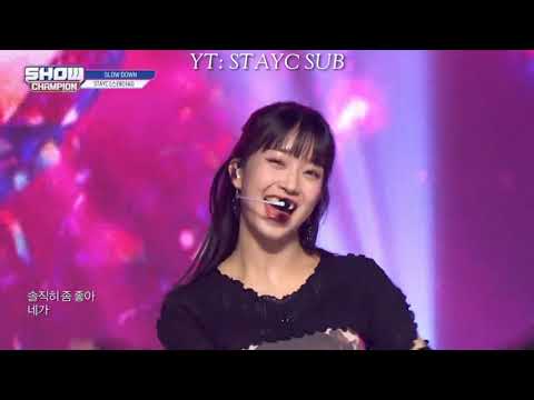 STAYC (스테이씨) SLOW DOWN [UZB SUB]