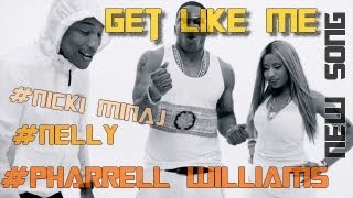 Nelly feat Pharrell williams and  Nicki minaj " Get like me " (audio)