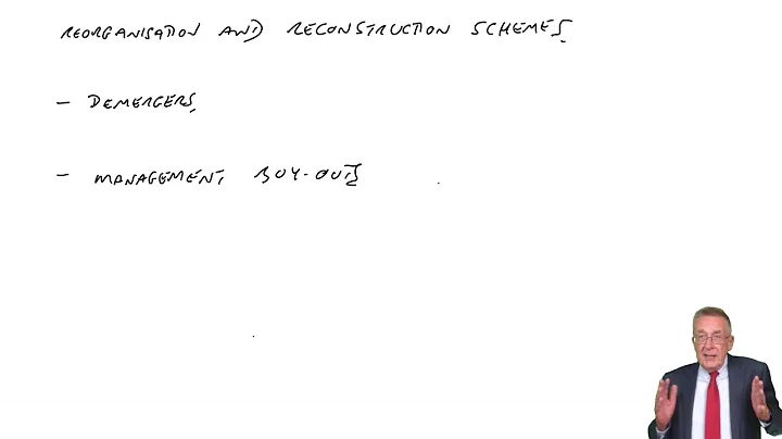 Corporate Reorganisation and Capital Reconstruction Schemes  (part 1) - ACCA (AFM) lectures