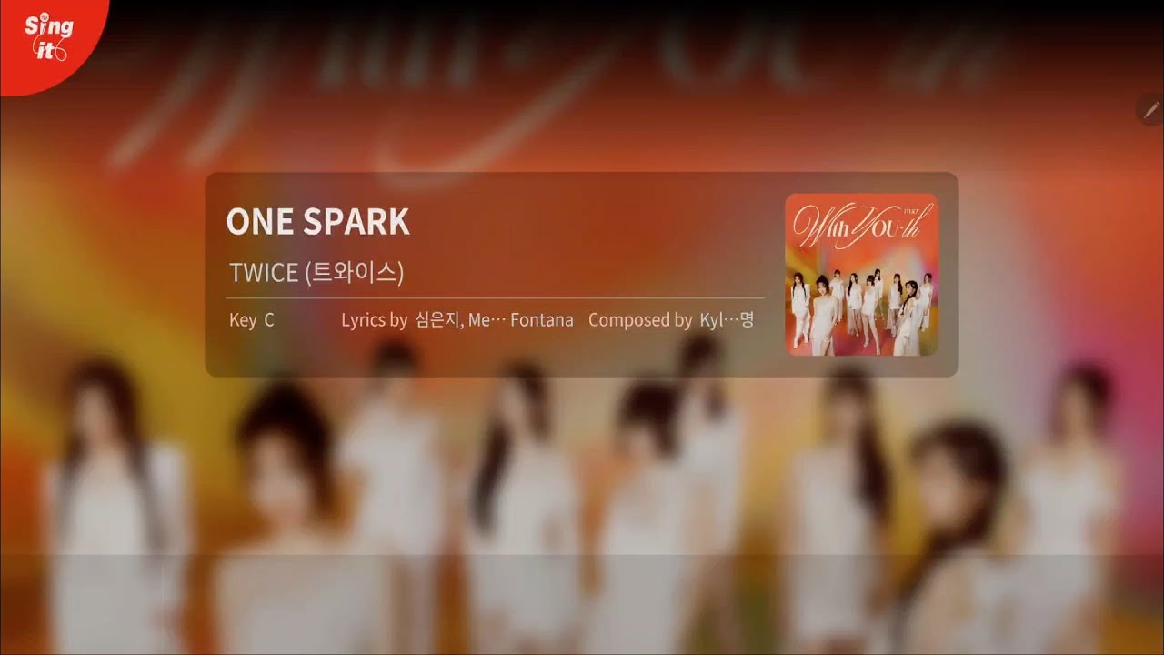 [세로MR] One Spark - TWICE (트와이스) I 고퀄리티MR I Singit Premium Karaoke ...