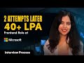 Got verbal offer from Microsoft SDE2 Frontend | Job hunt, Interview Process and Preparation Strategy