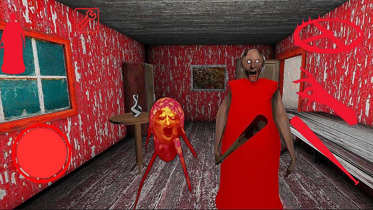 Granny Game Horror Escape Gameplay | Playing As Red Granny Mod 
