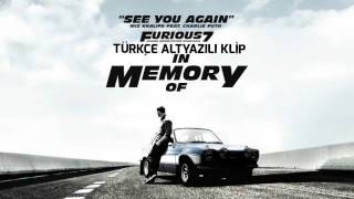 Wiz Khalifa ft Charlie Puth - See You Again (Instrumental)