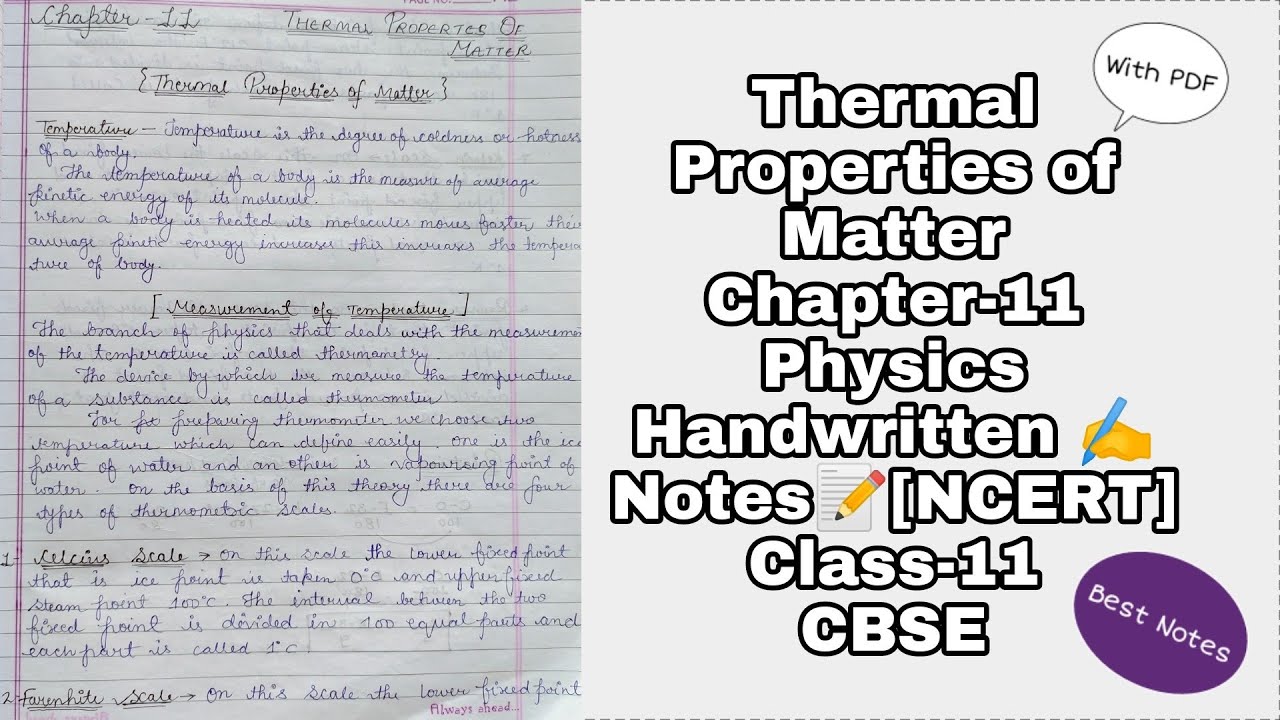 case study questions on thermal properties of matter class 11