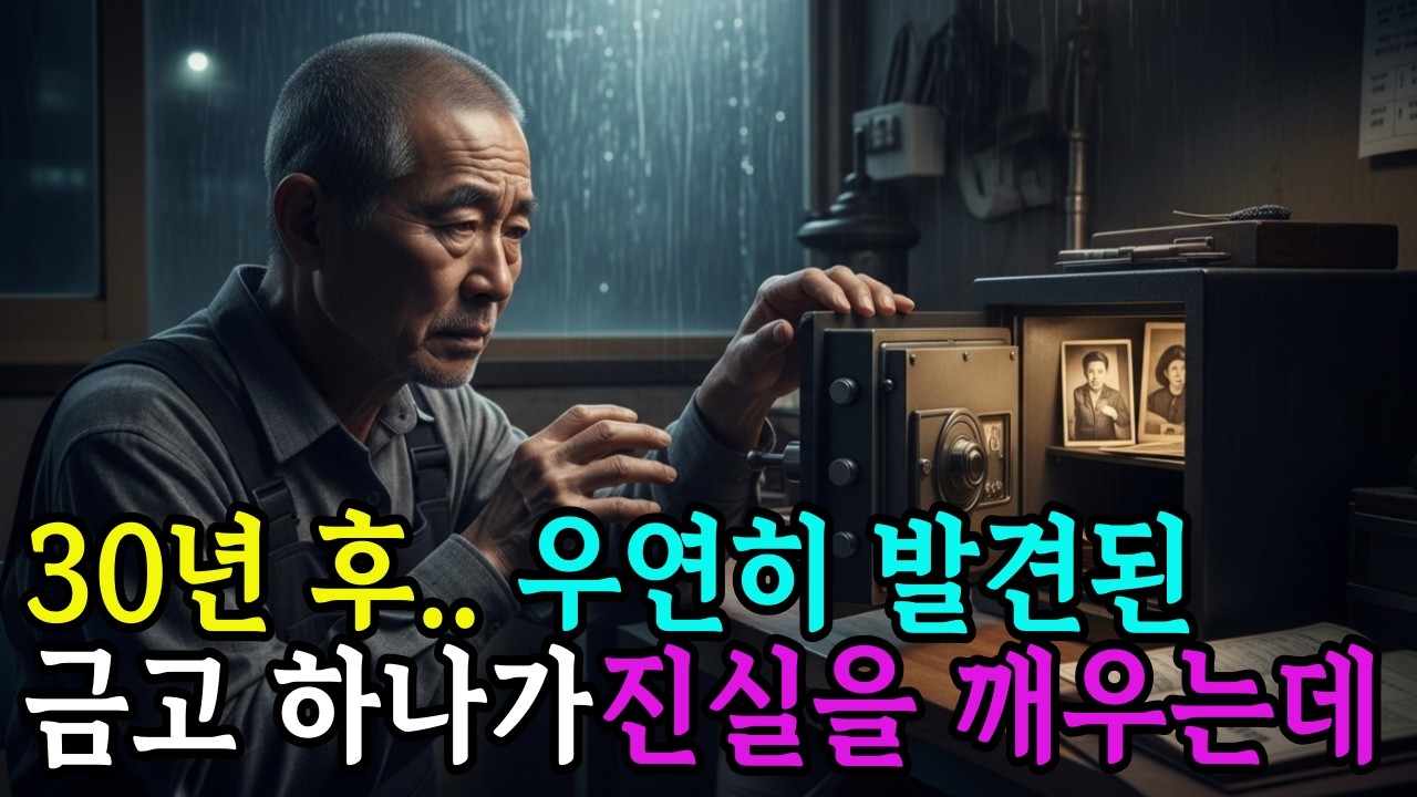 30년 후. 우연히 발견된 금고 하나가 진실을 깨운다. #오디오북