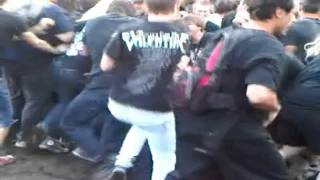 Rockstar Uproar 2011 - Escape The Fate, Mosh Pit (9/13/2011)