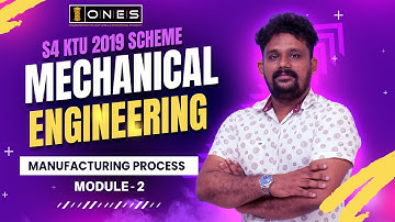 S4 KTU 2019 Scheme QP Solution | ME | MANUFACTURING PROCESS  | MET 204 | MODULE 2 | 2023 | ONES