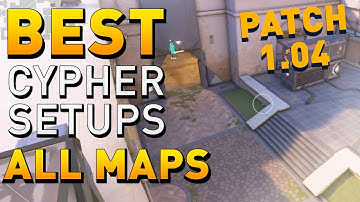 VALORANT - BEST Cypher Camera Spots & Setups on ALL MAPS (Patch 1.04)
