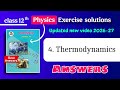 12th physics chapter 4 exercise - thermodynamics class 12 physics exercise - thermodynamics 12th