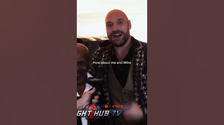 Wholesome Moment between Mike Tyson & Tyson Fury