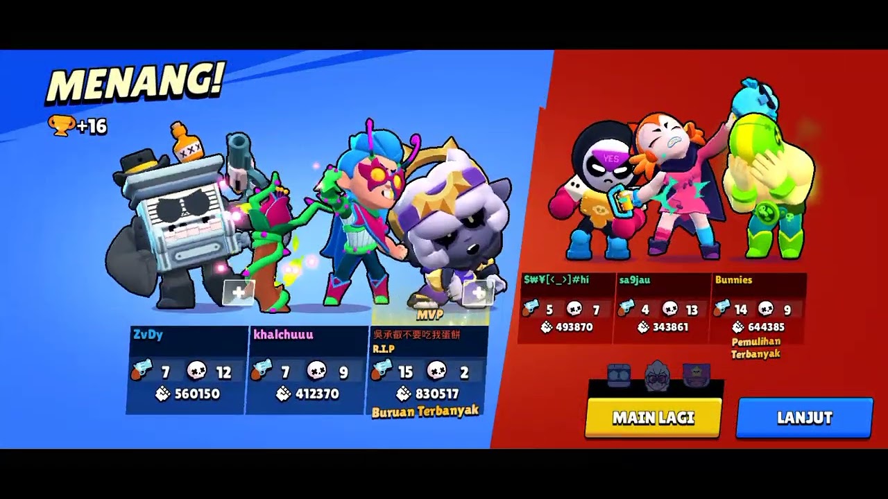 halo guys hari ini saya mencoba bermain brawl stars
