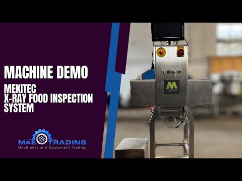 Demo of a MEKITEC X-Ray Food Inspection System for sale