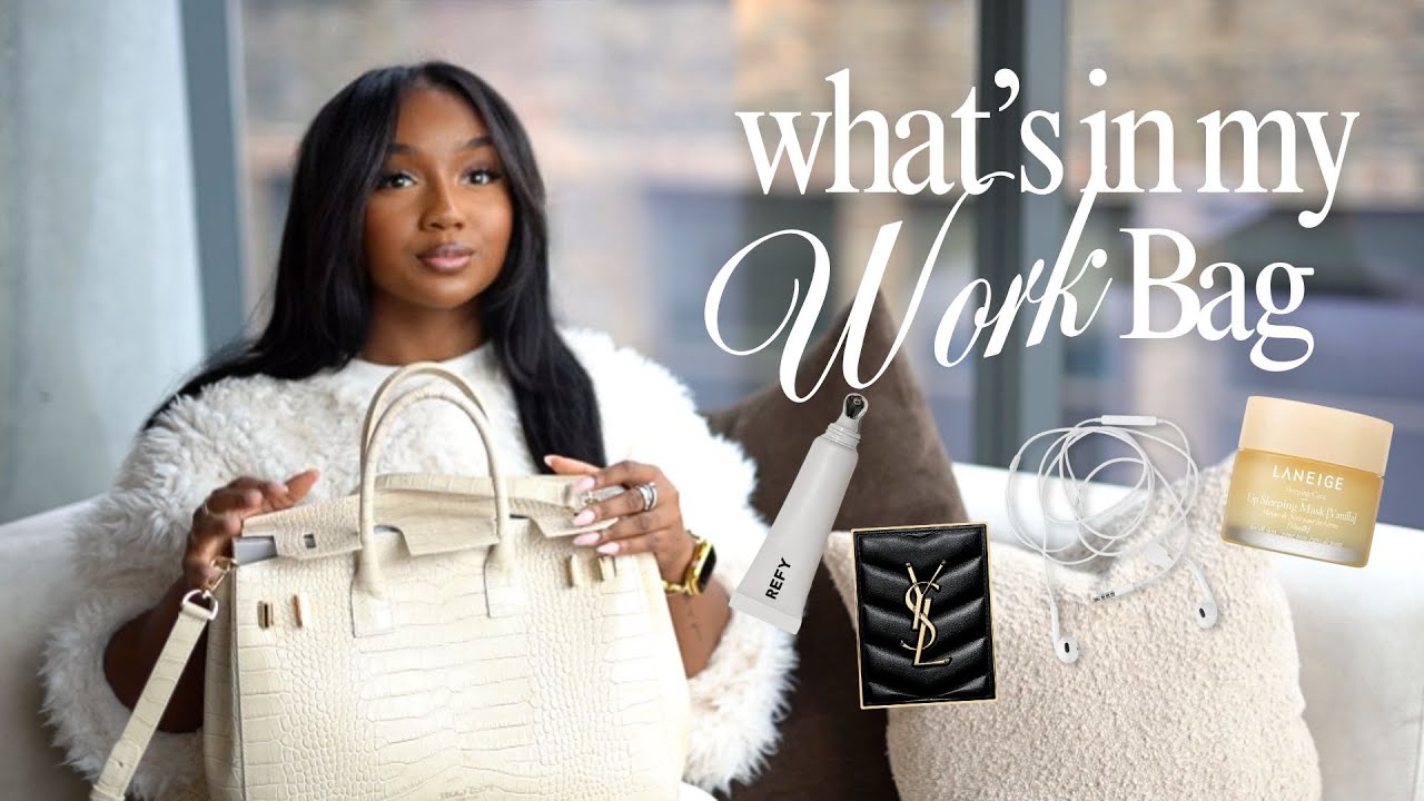 What's In My Work Bag | Tech Girly 🖥️ in Chicago Edition