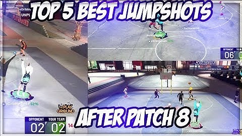 TOP 5 BEST JUMPSHOTS IN NBA 2K20 AFTER PATCH 8!!