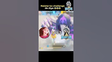 Raistar ko ek ladki 😄 ne diya challenge 💪  @RaiStar @DesiGamers_ #shorts #short #raistar #ffshorts