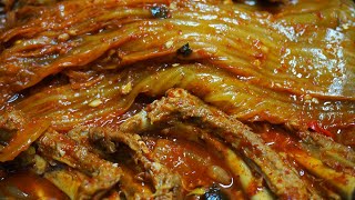 steamed kimchi pork back ribs