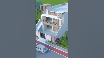 3d Modran House Rendring Short Video #housedesign #shorts