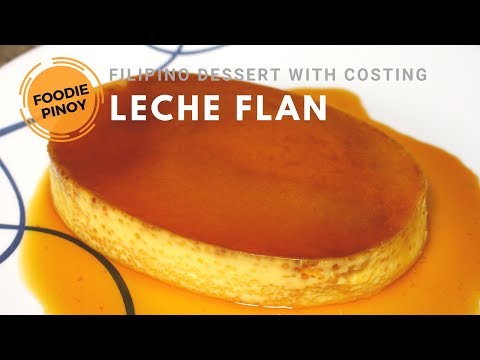 How To Make Powdered Milk Leche Flan For 30 Pesos | Filipino Dessert Food Recipe | Foodie Pinoy