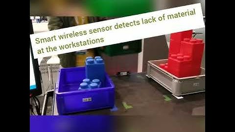 Kanban 4.0 connected to a robot at IoT Solutions World Congress 2019 #iotswc19