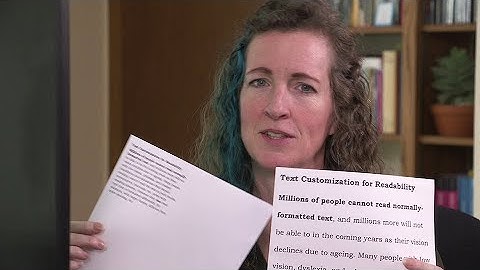 Low vision: Challenging assumptions and understanding differences (from Accessibility course)