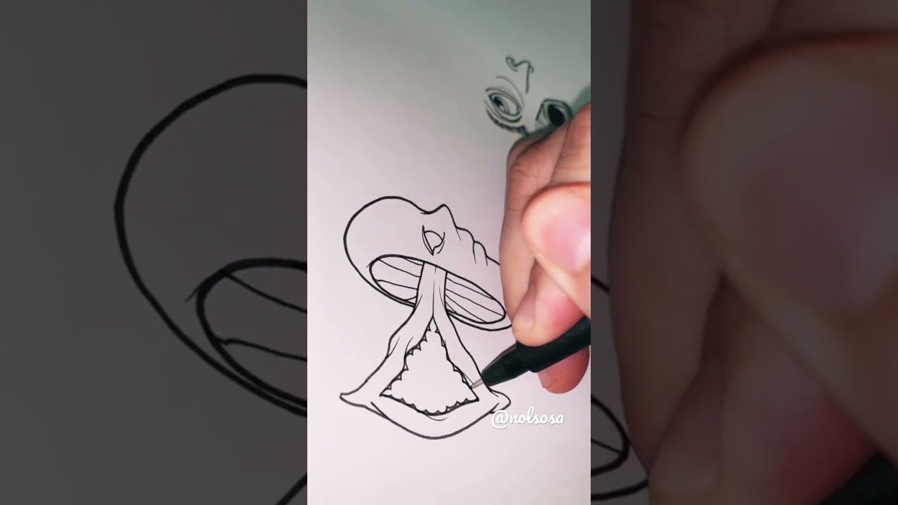 Bee Shroom Doodle (Trippy Art)