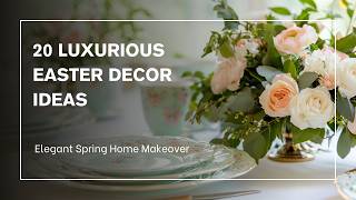 20 Luxurious Easter Decor Ideas for an Elegant Spring Home Makeover